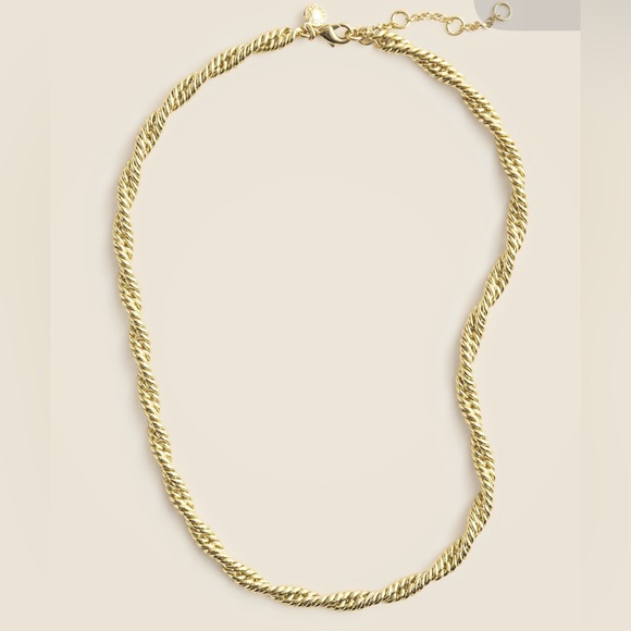 NWT Gold Twist Chain Necklace - sold out online! - Picture 1 of 4